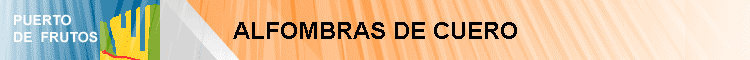 ALFOMBRAS DE CUERO