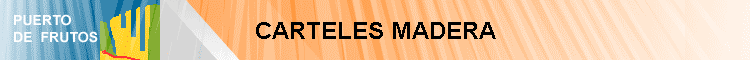 CARTELES MADERA
