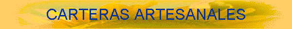 CARTERAS ARTESANALES